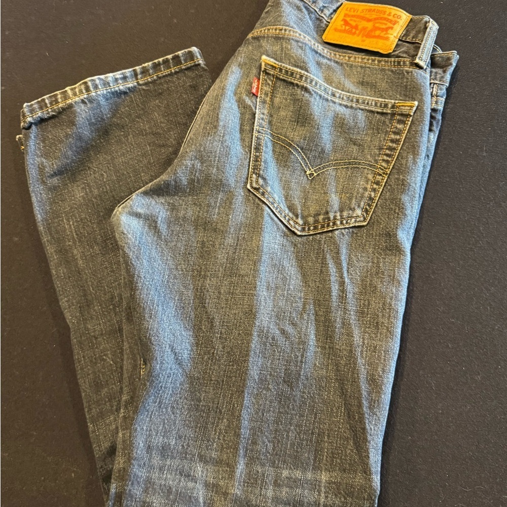 Levi's Men's Dark Blue Straight Jeans 33x30
